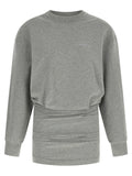 The Attico Gray Cotton Short Dress