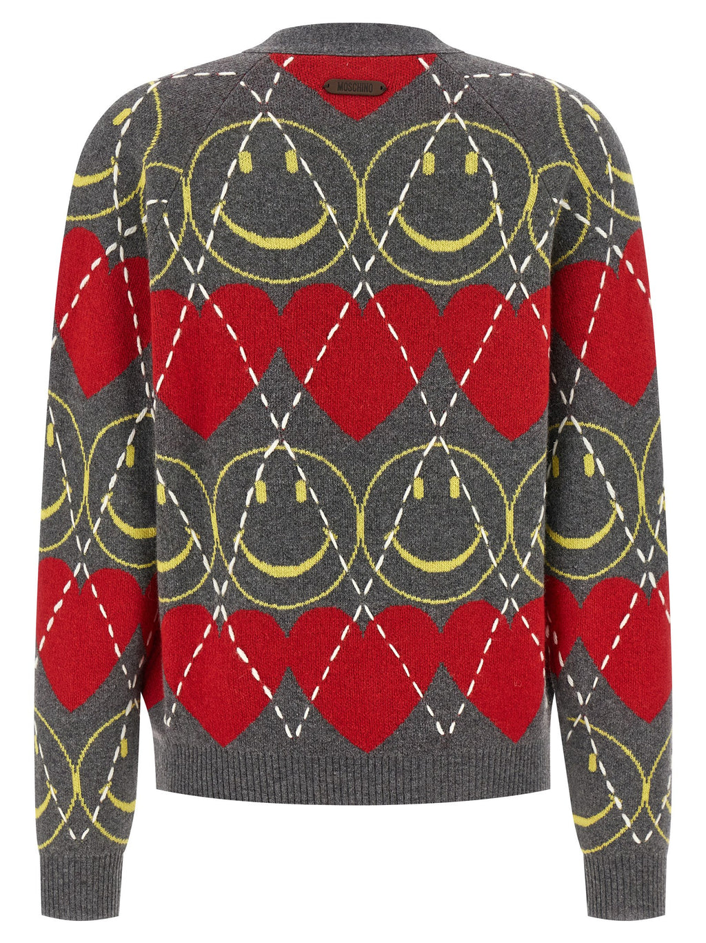 Moschino Multicolor Wool Cardigan
