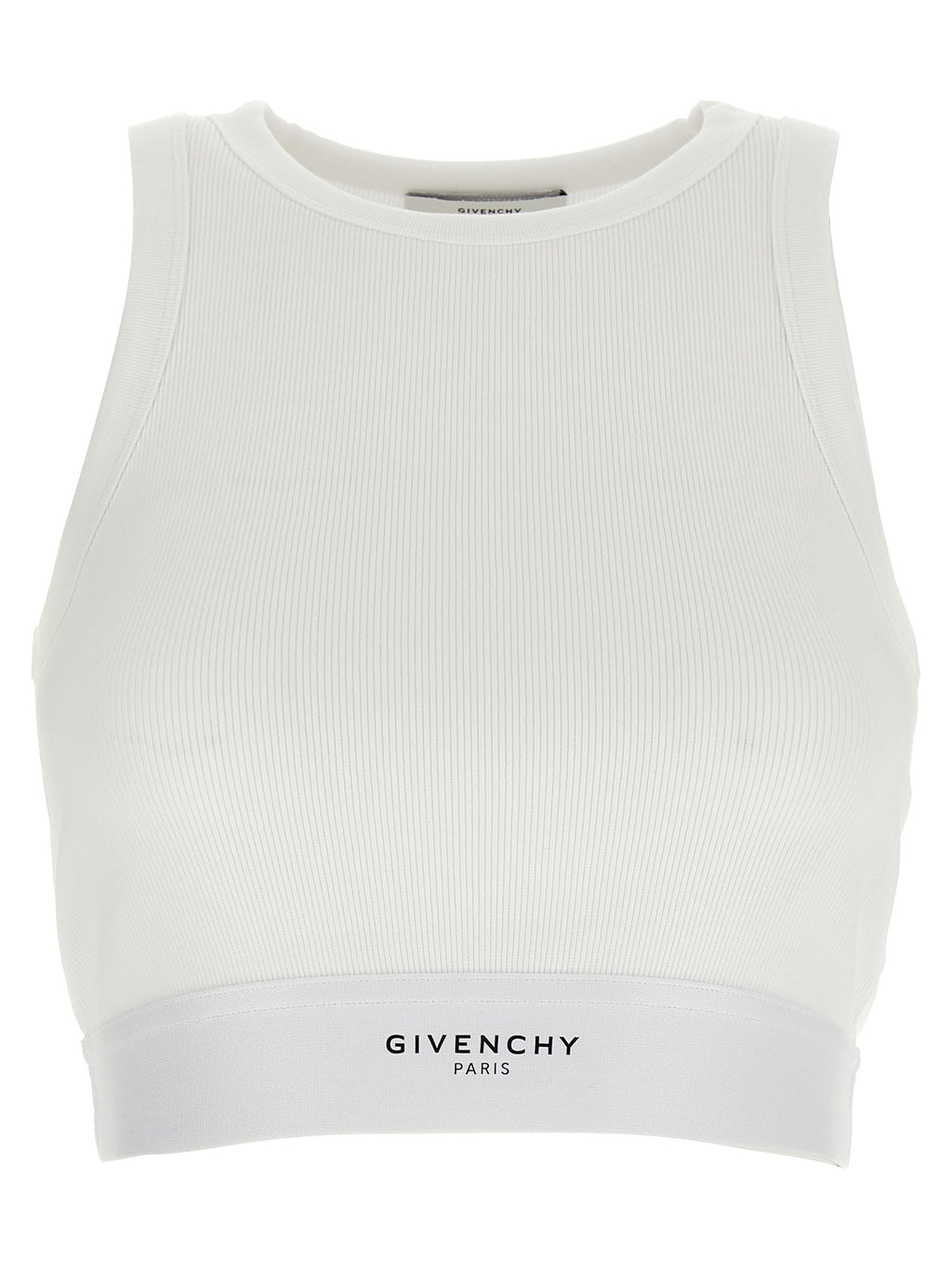 Givenchy White Cotton Tank Tops