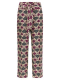 Max Mara Purple Silk Casual Pants