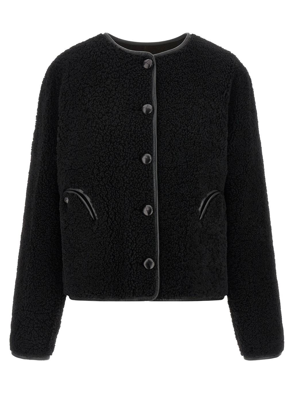 Blazé Milano Black Lamb Leather Shell Jacket