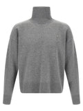 Ami Paris Gray Wool Cardigan