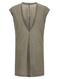 Rick Owens Gray Cotton T-Shirt