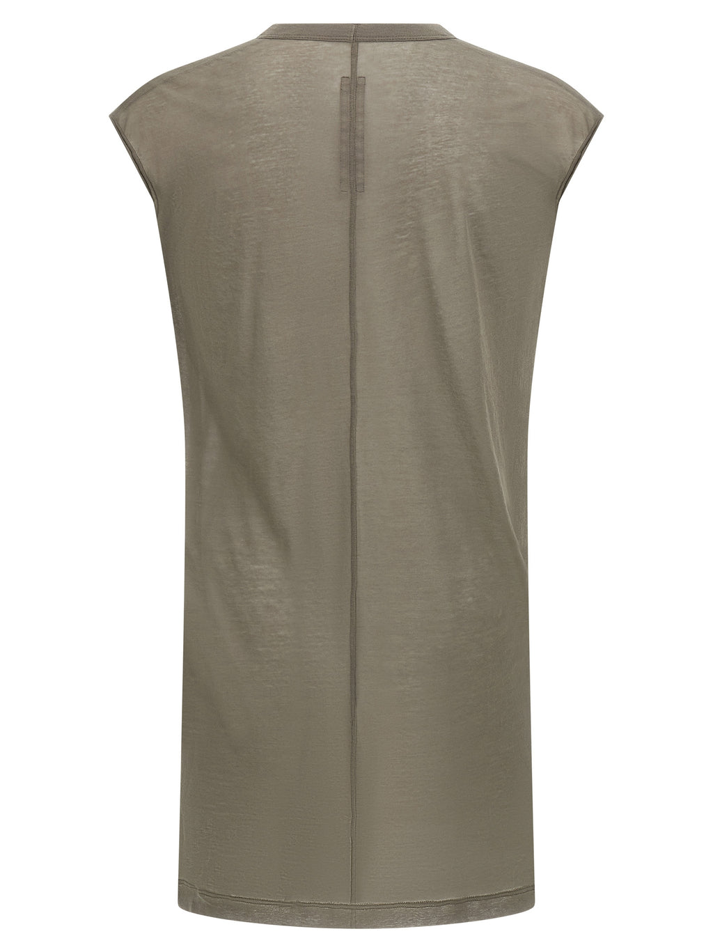 Rick Owens Gray Cotton T-Shirt