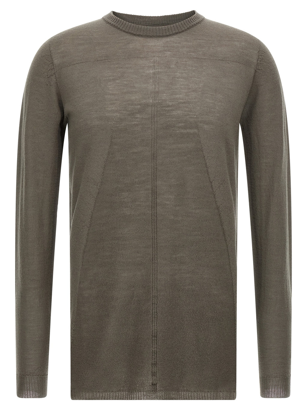 Rick Owens Gray Wool Cardigan