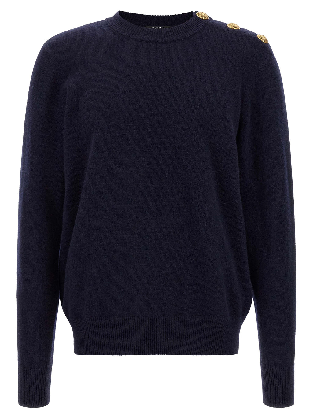 Balmain Blue Cashmere Cardigan