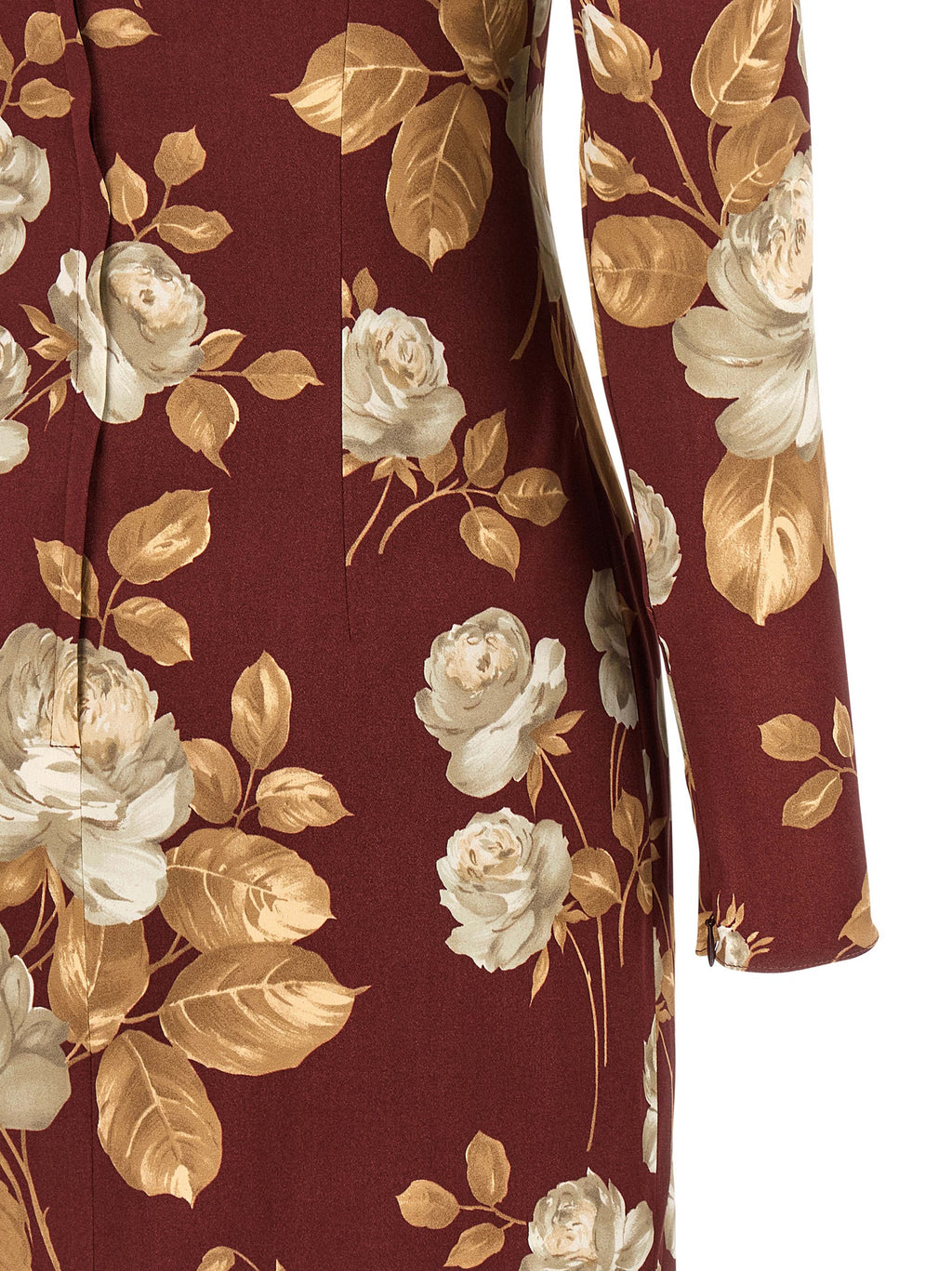 Dolce & Gabbana Multicolor Elastane Midi Dress