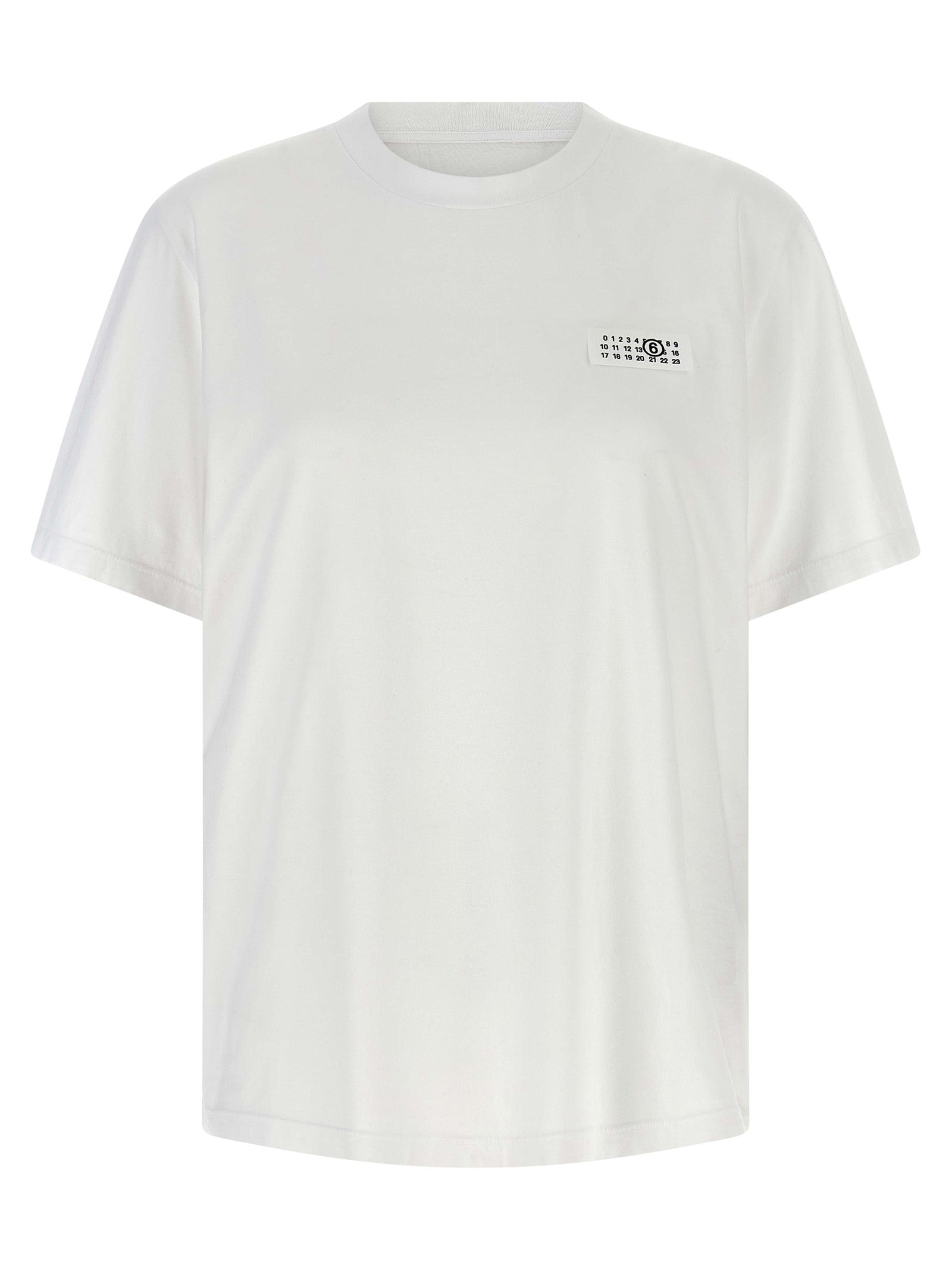 MM6 Maison Margiela White Cotton T-Shirt