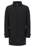 Herno Black Polyester Parka