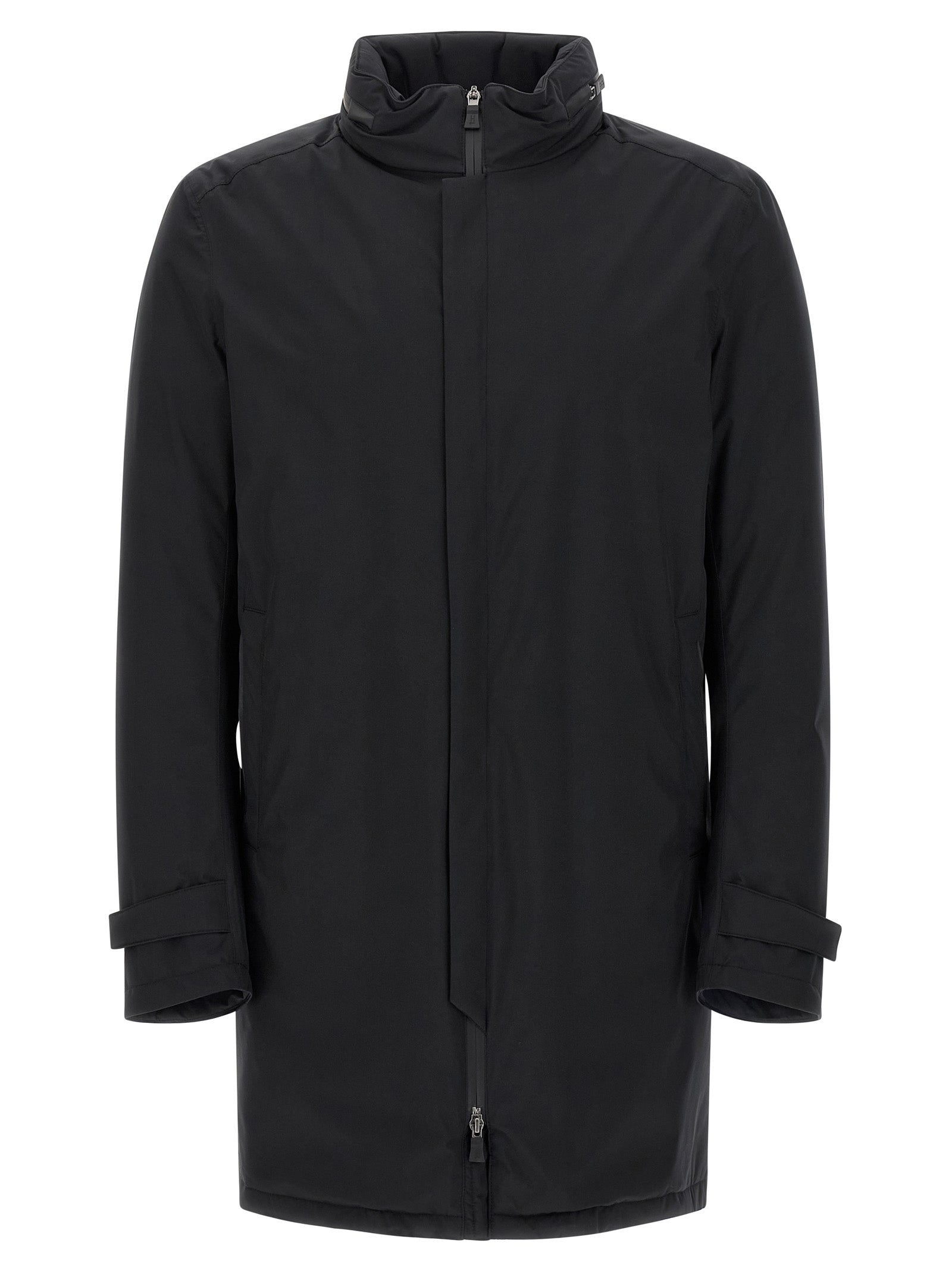 Herno Black Polyester Parka