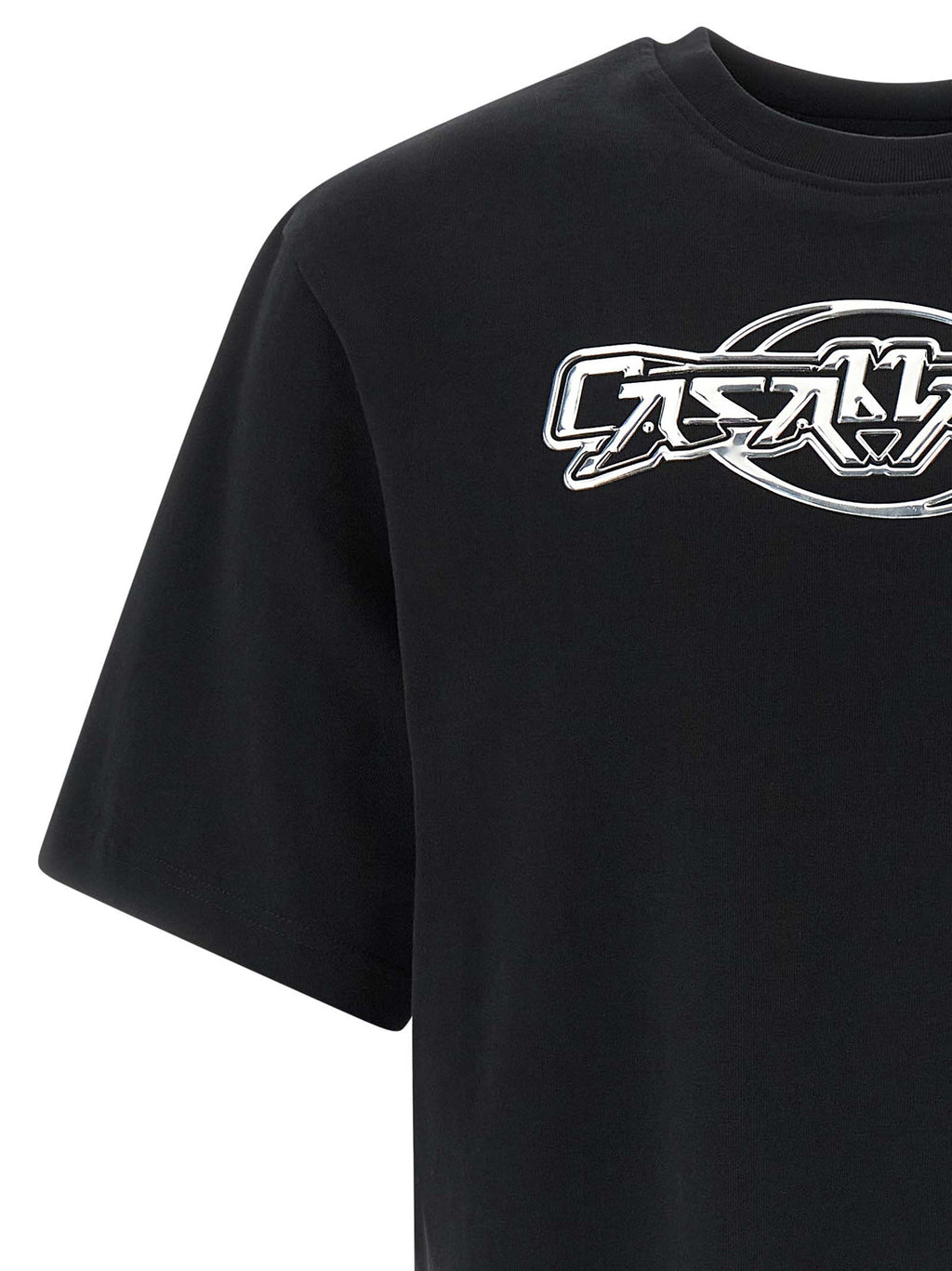 Casablanca Black Organic Cotton T-Shirt