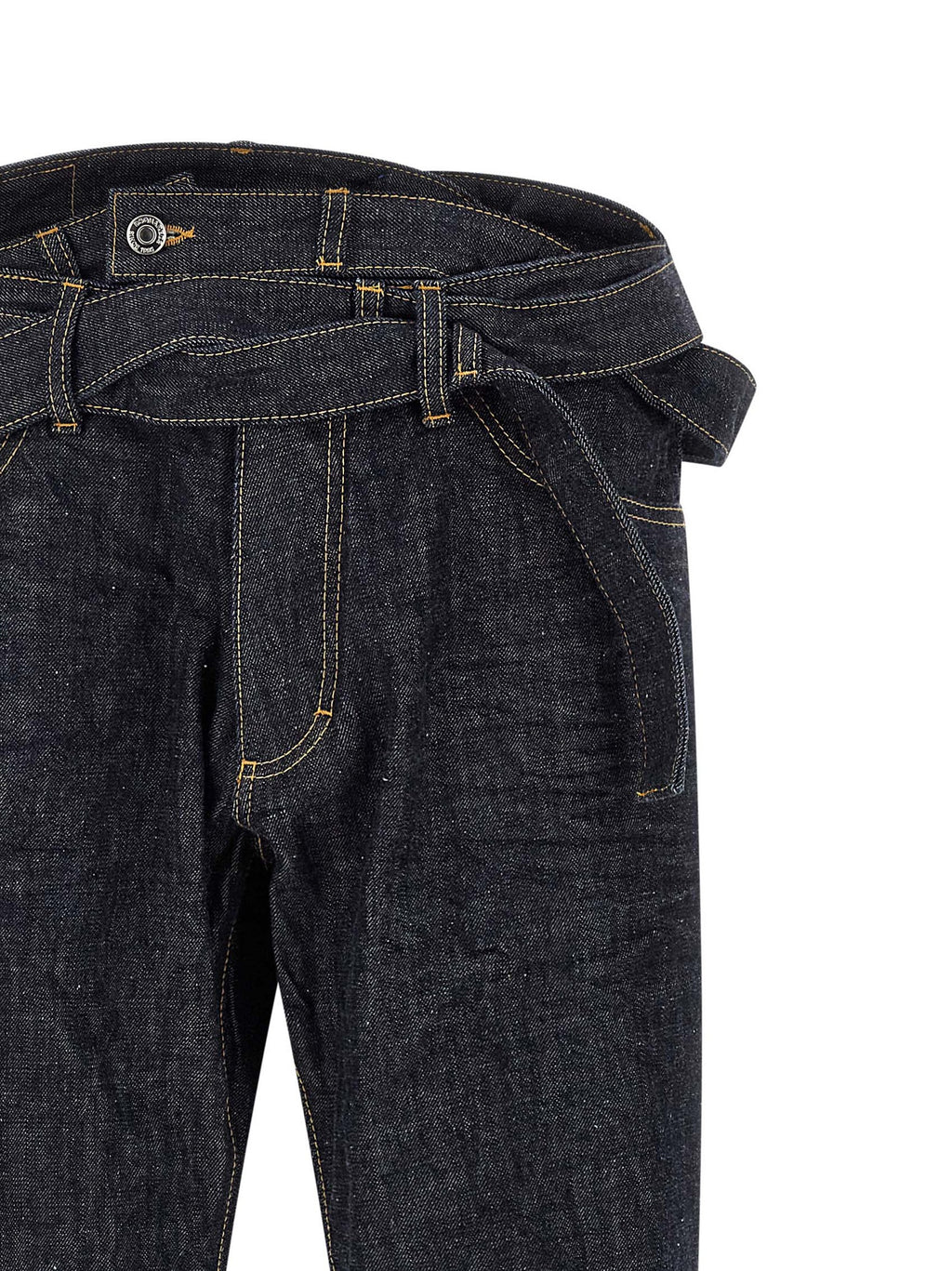 Dsquared² Blue Cotton Straight-Leg Jeans