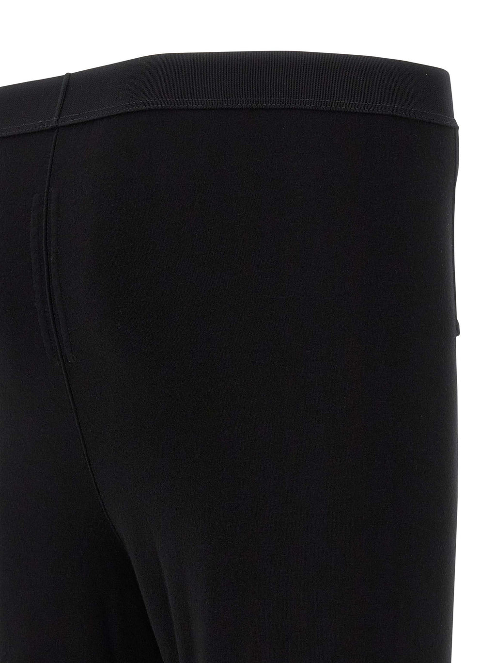 Rick Owens Black Wool Leggings