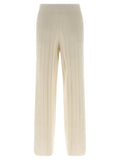 Max Mara White Cashmere Joggers (Workout Pants)