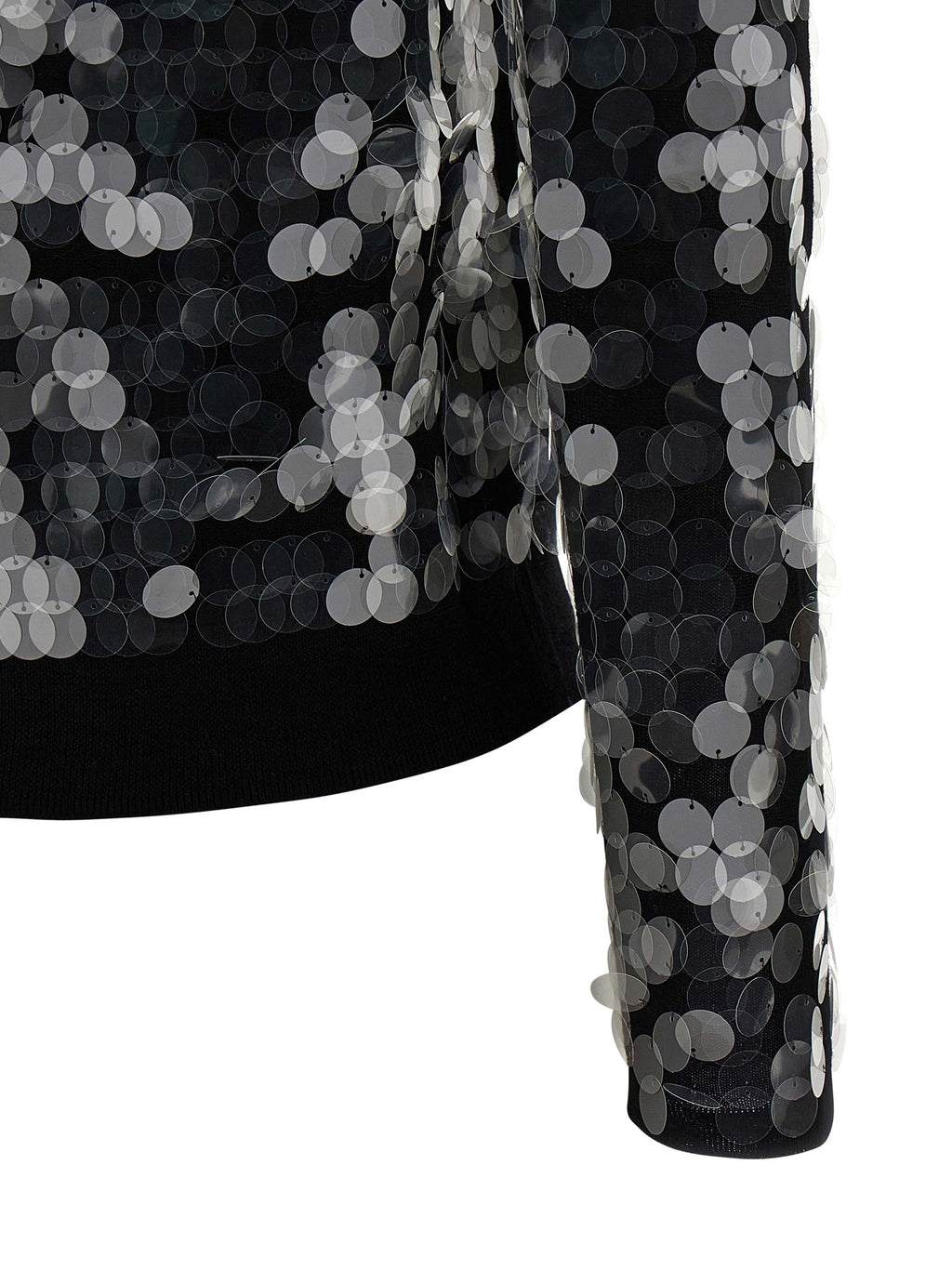 Max Mara Black Virgin Wool Cardigan