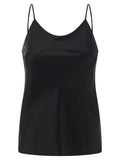 Max Mara Black Silk Tank Tops
