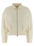 Max Mara White Silk Sweatshirt