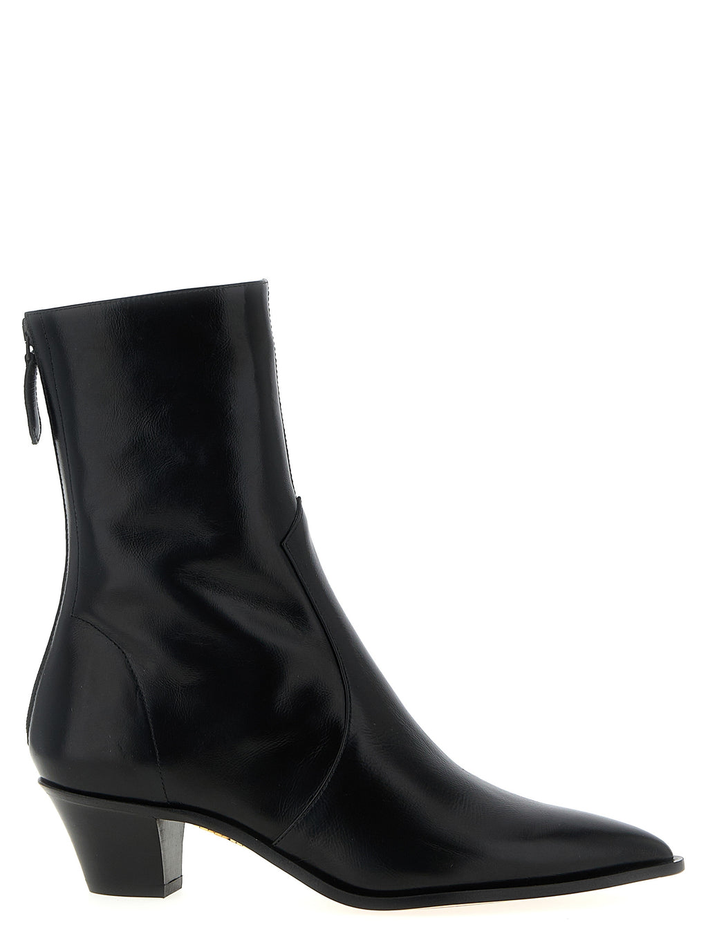 Aquazzura Black Calfskin Chelsea Boots