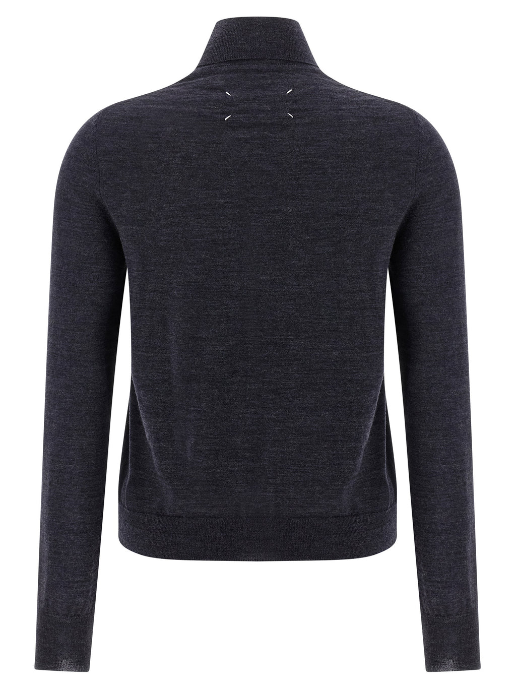 Maison Margiela Blue Wool Cardigan