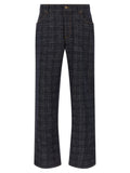 Burberry Blue Cotton Straight-Leg Jeans