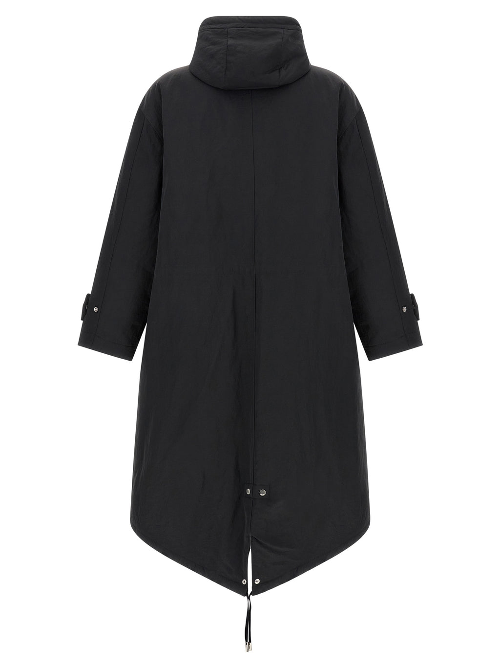 Ami Paris Gray Polyamide Parka