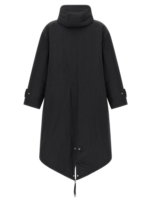 Ami Paris Gray Polyamide Parka