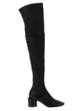 Jil Sander Black Leather Over The Knee