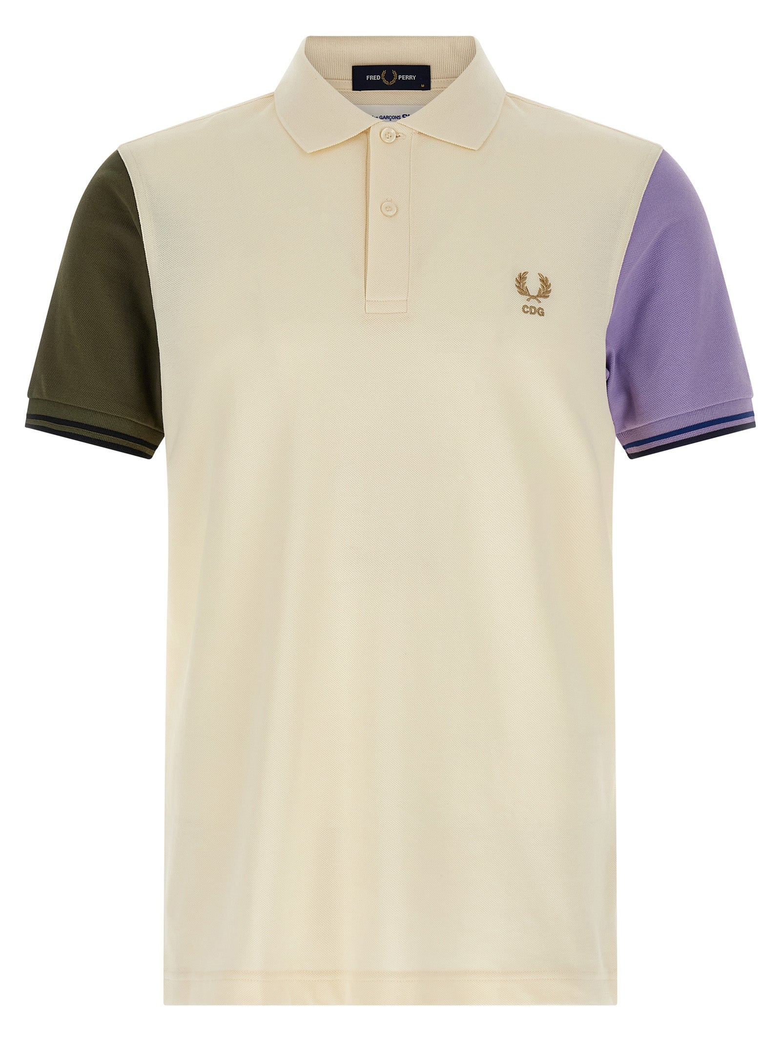 Comme Des Garçons White Cotton Polo Shirt