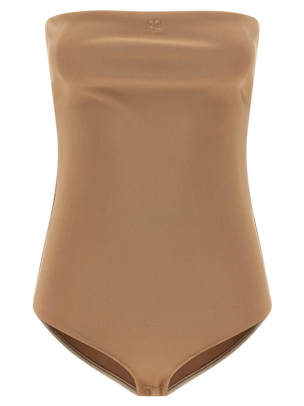 Courrèges Beige Viscose Bodysuit
