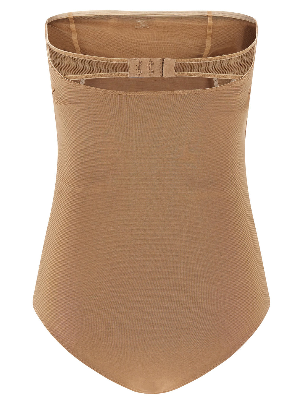 Courrèges Beige Viscose Bodysuit