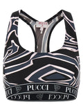 Emilio Pucci Black Polyamide Sport Bra