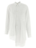 Comme Des Garçons White Cotton Blouse