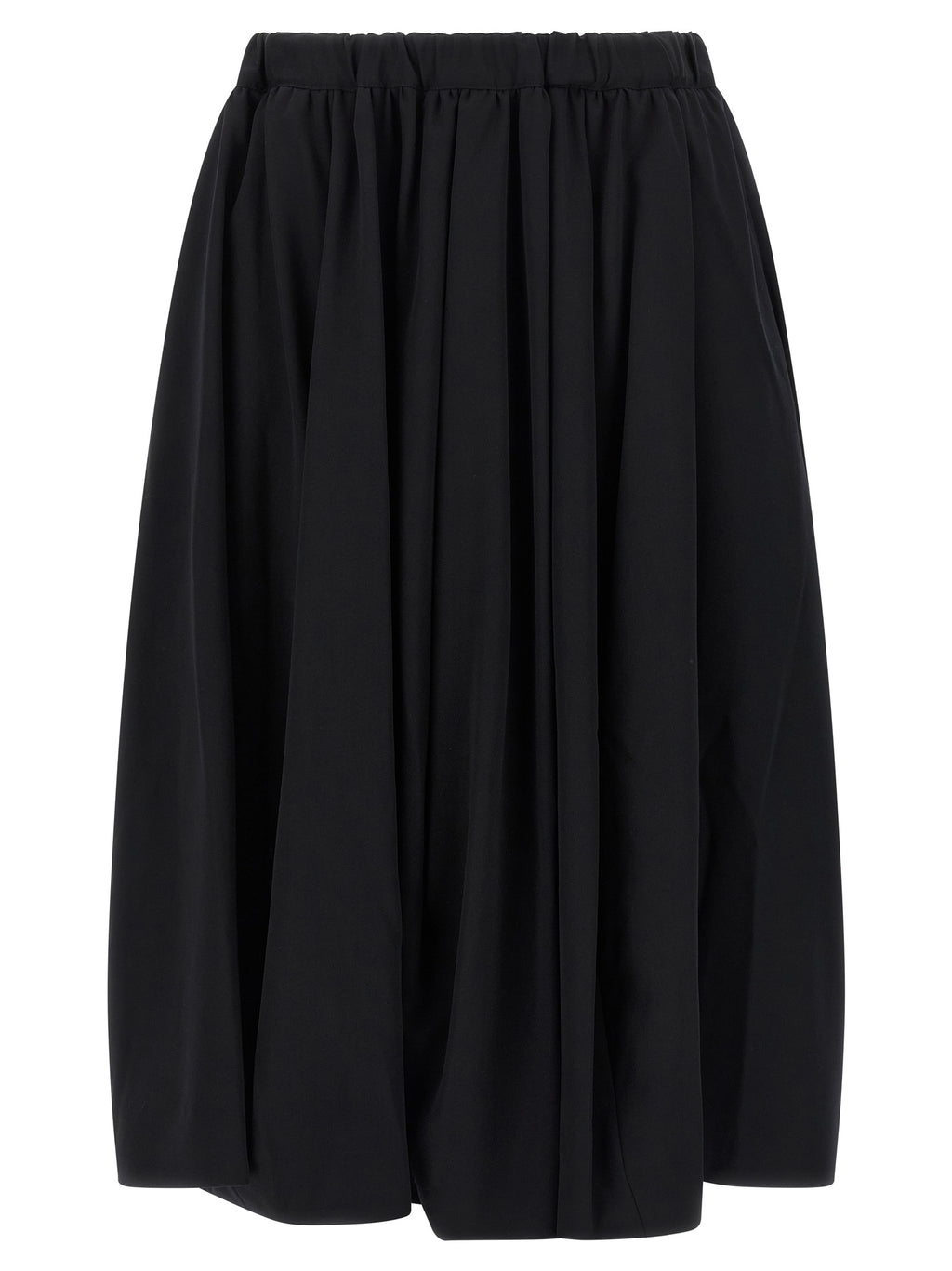 Comme Des Garçons Black Wool Mini Skirt