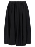 Comme Des Garçons Black Wool Mini Skirt