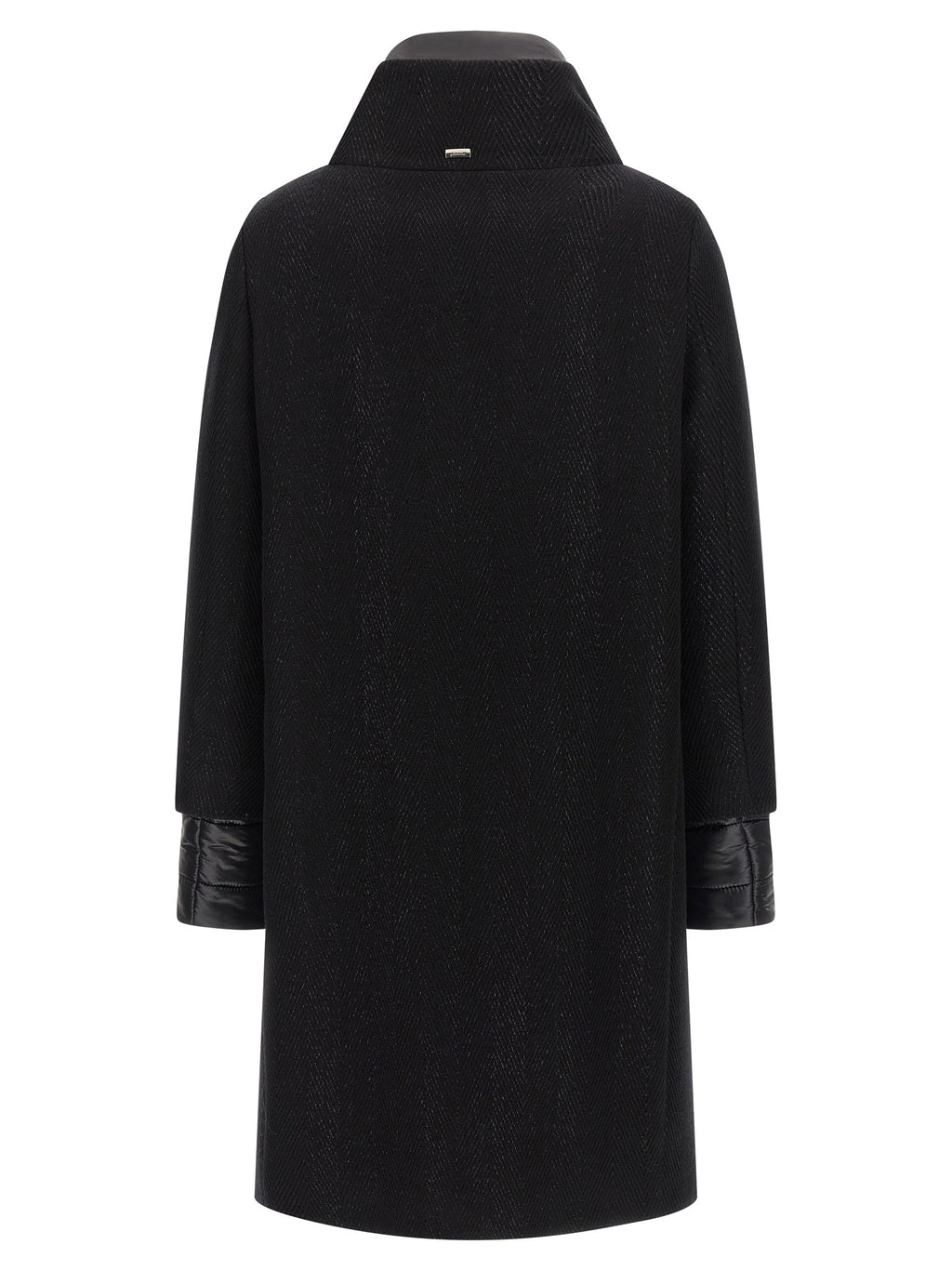 Herno Black Wool Coat