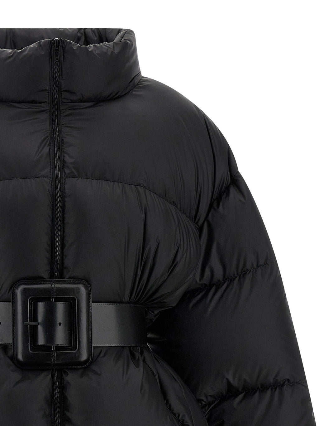 Balenciaga Black Polyamide Full-Length Jacket