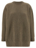 MM6 Maison Margiela Beige Virgin Wool Short Dress