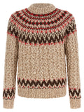 Moncler Grenoble Multicolor Wool Cardigan
