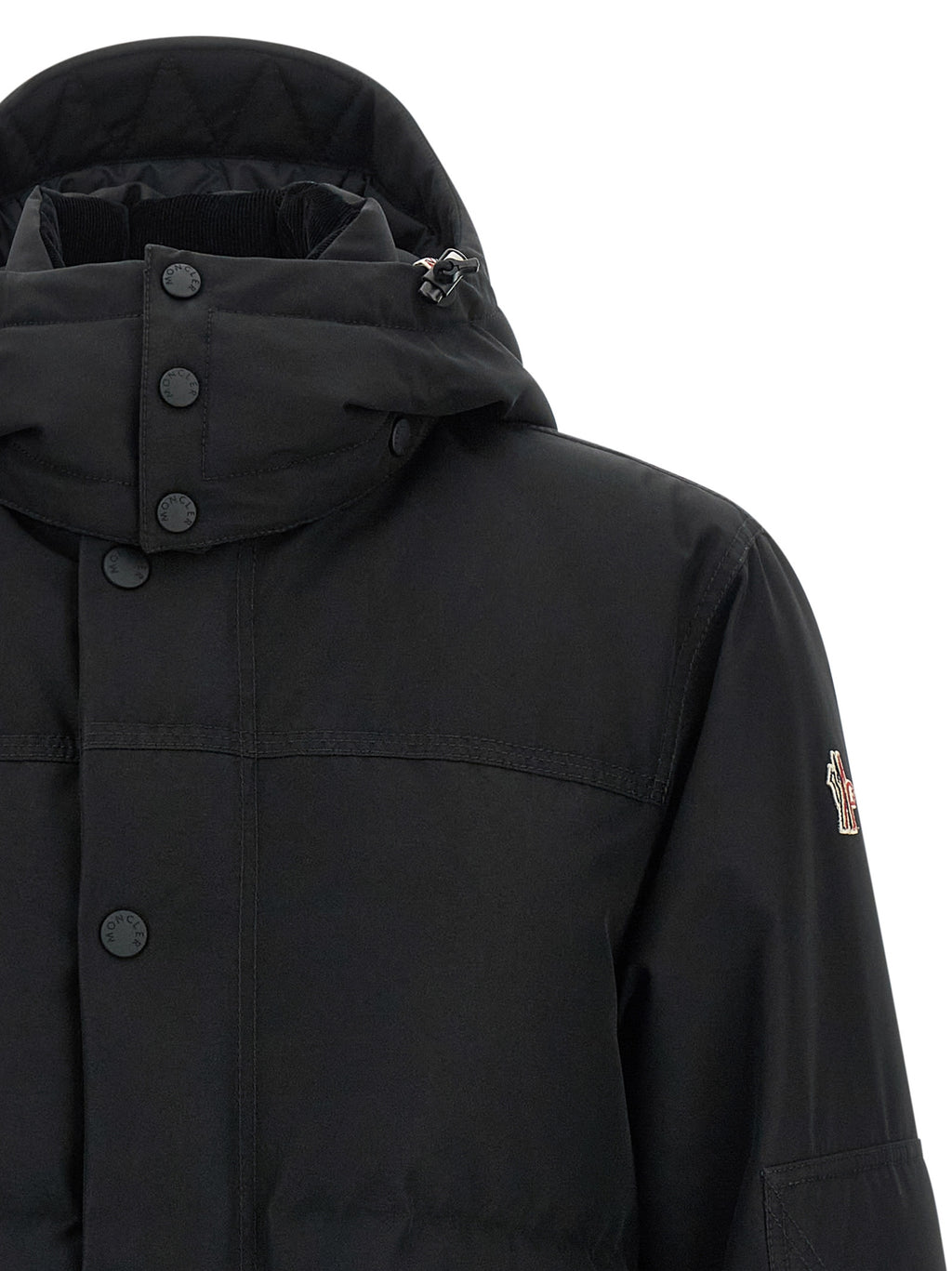 Moncler Grenoble Black Polyester Shell Jacket