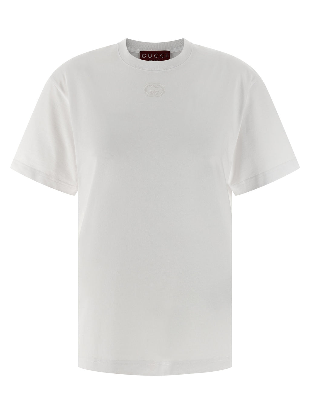 Gucci White Cotton T-Shirt