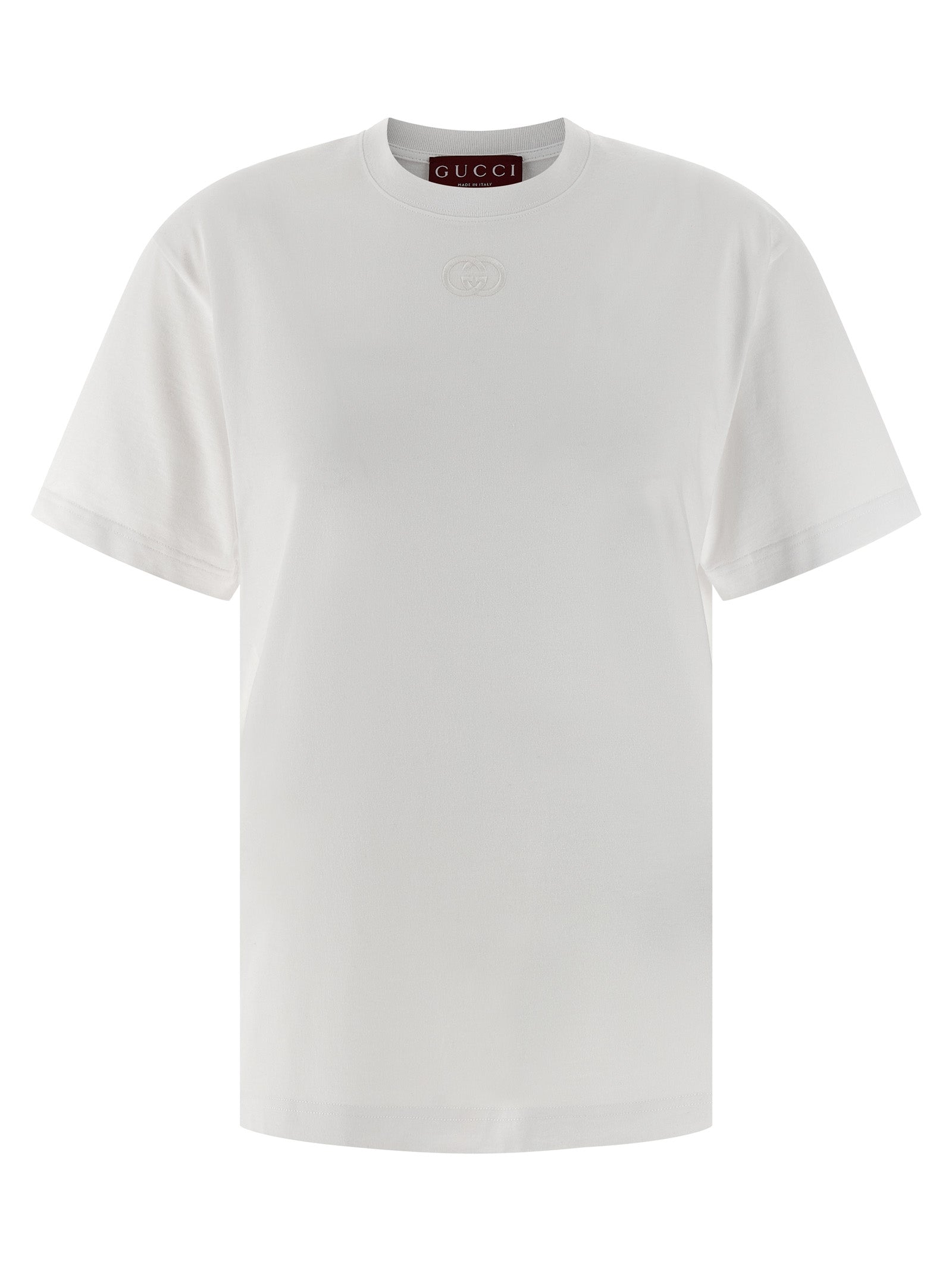 Gucci White Cotton T-Shirt