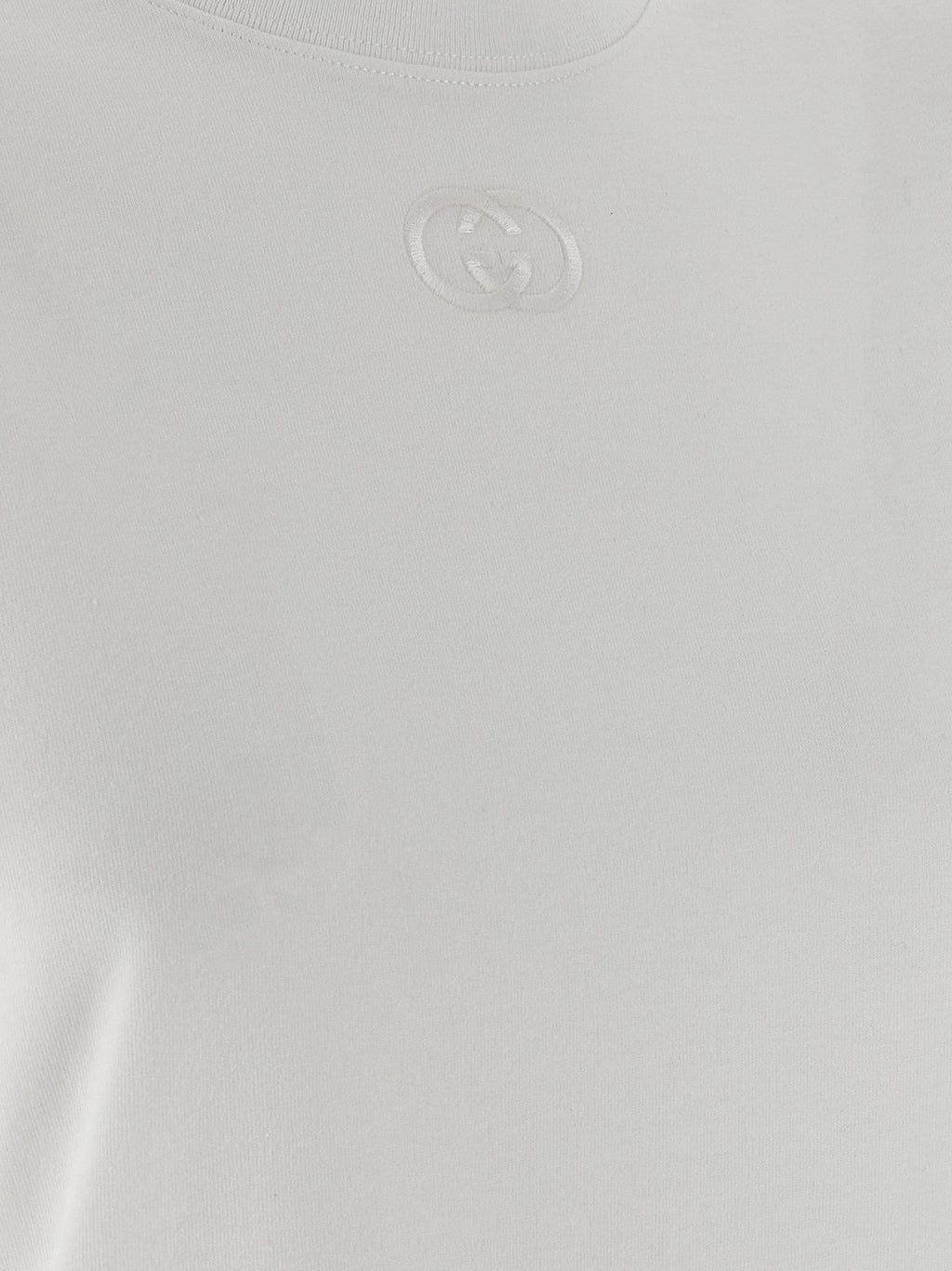 Gucci White Cotton T-Shirt