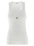 Stella McCartney White Lyocell Tank Tops