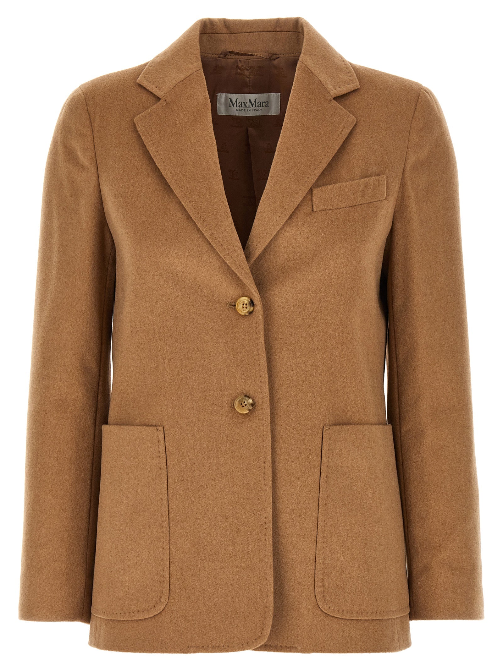Max Mara Beige Wool Blazer