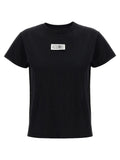 MM6 Maison Margiela Black Cotton T-Shirt