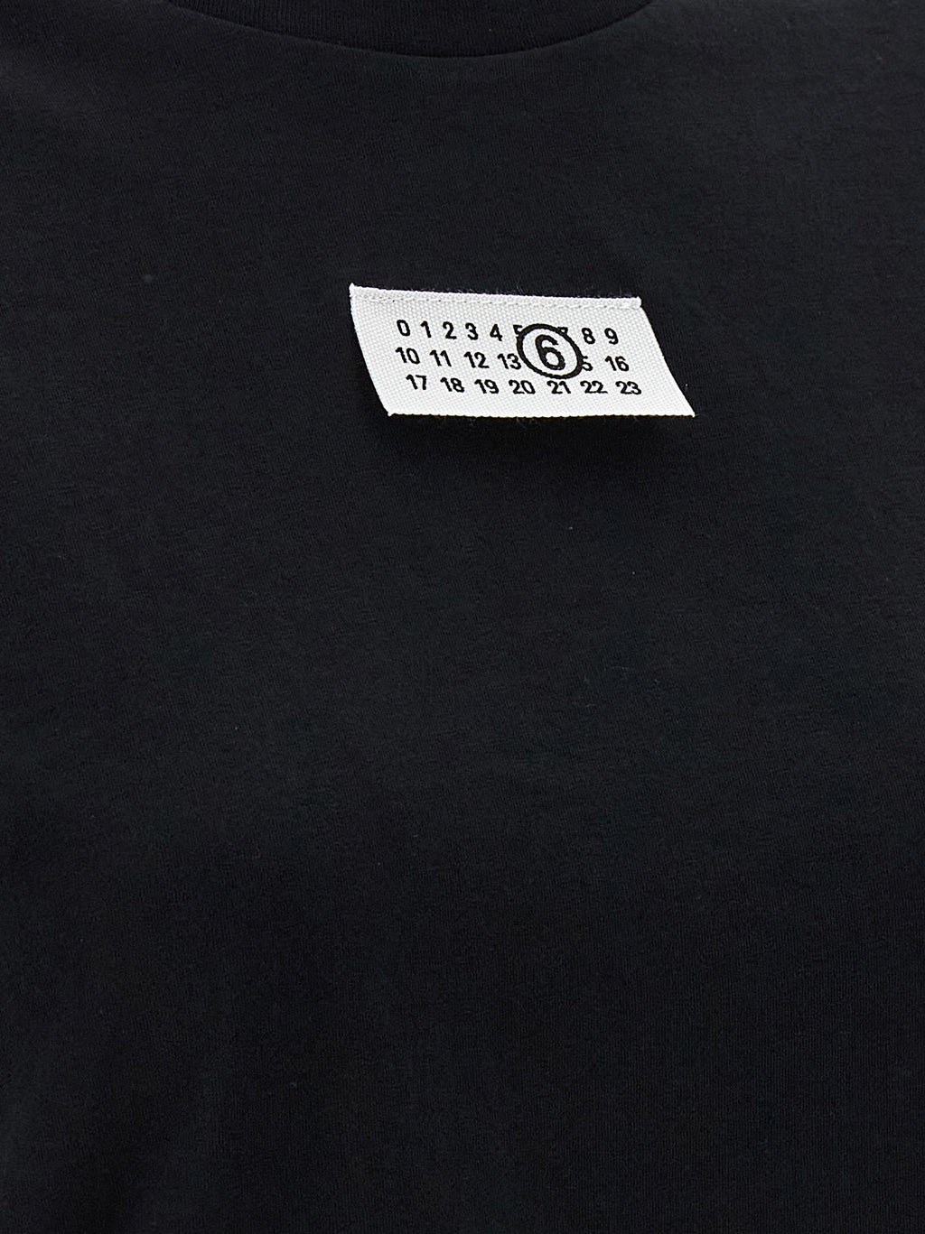 MM6 Maison Margiela Black Cotton T-Shirt