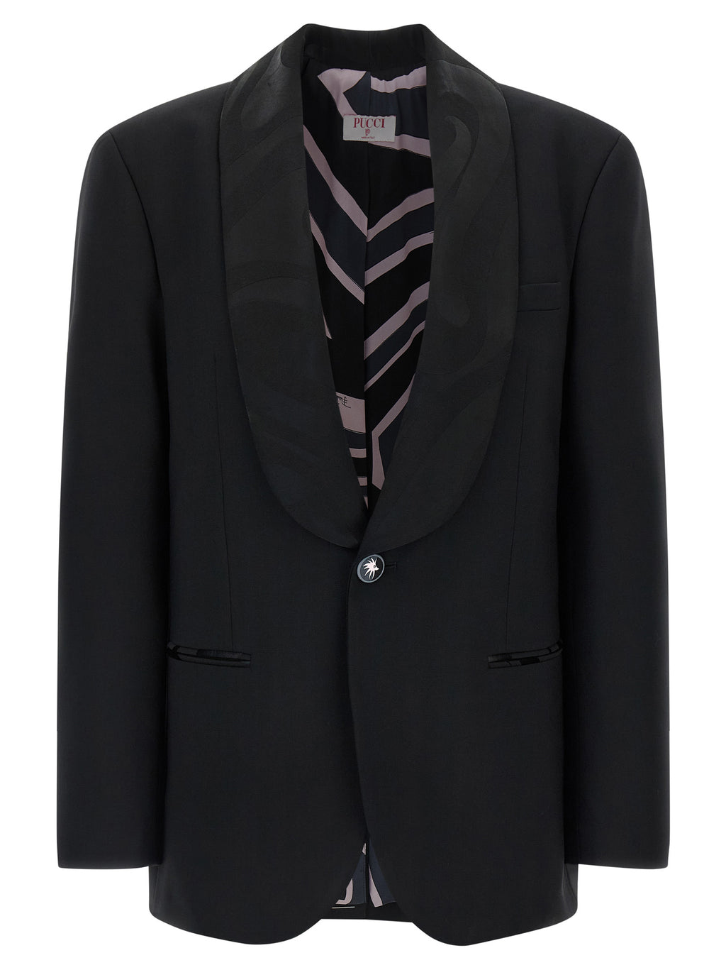 Emilio Pucci Black Virgin Wool Blazer