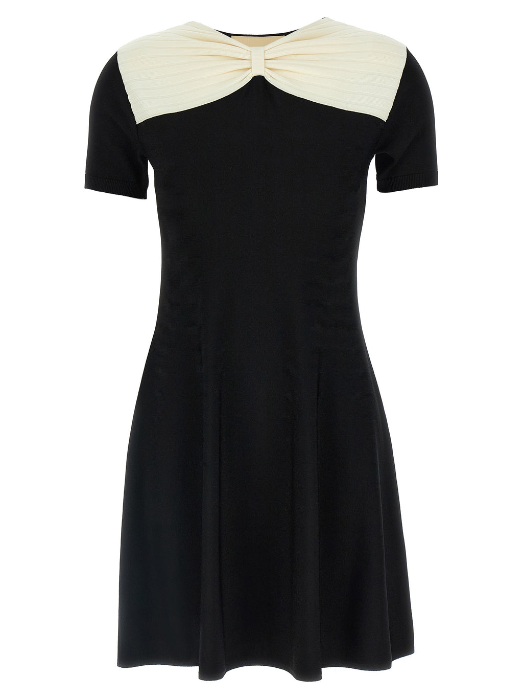 Valentino Garavani Black Viscose Short Dress