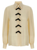 Valentino Garavani Beige Silk Blouse