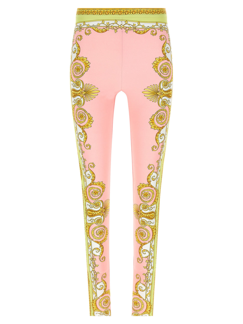 Versace Multicolor Nylon Leggings